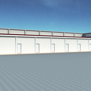 Economical Fast-Assembling Prefabricated Warehouse/Batiment