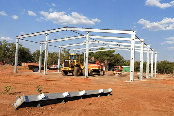 warehouse peb structure