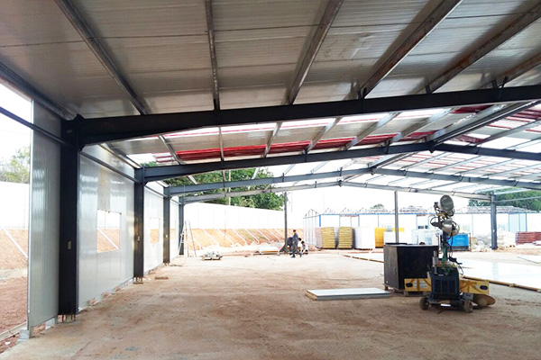 light steel structure warehouse