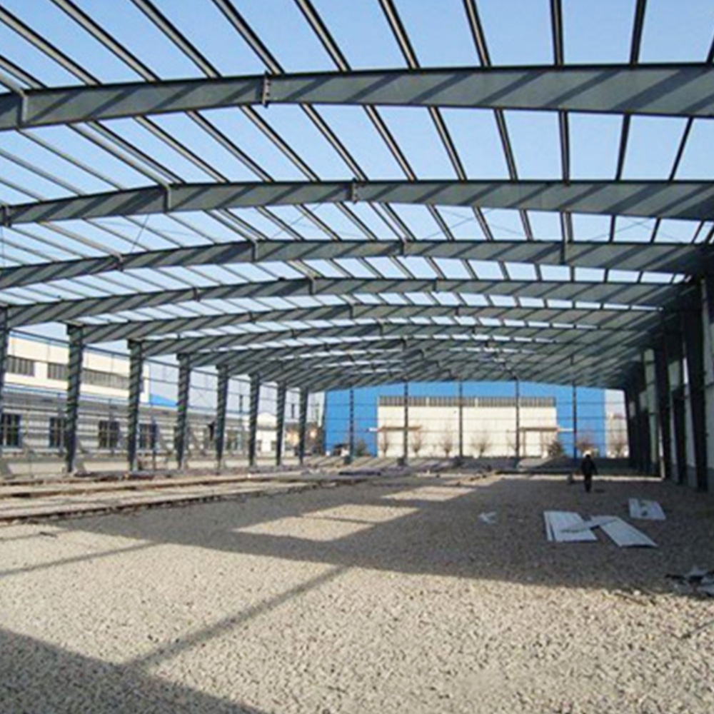 Building with Steel Frame