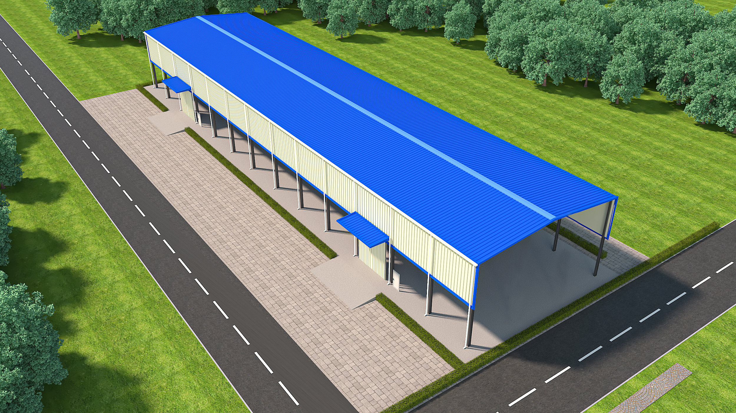 prefab warehouse