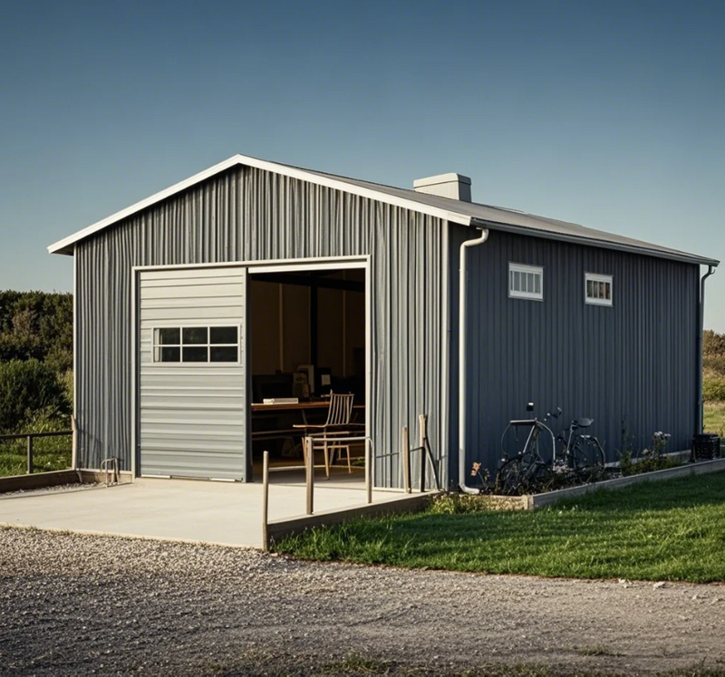 Metal Frame Shed