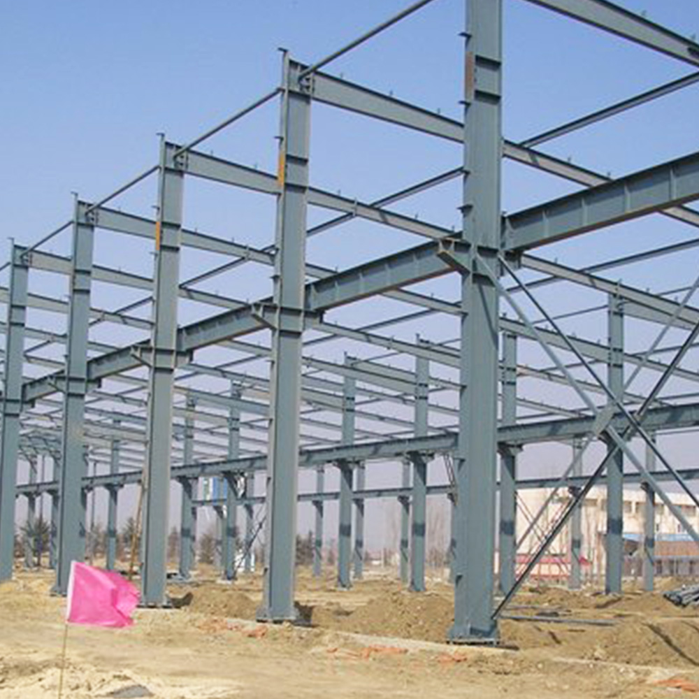 Building with Steel Frame