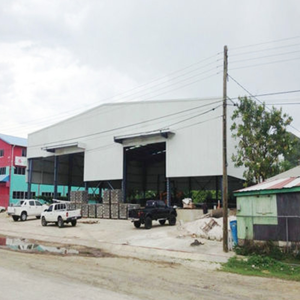 Building with Steel Frame